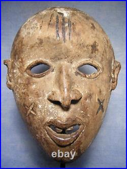 MASQUE IGBO Nigeria AFRICANTIC art africain ancien primitif tribal AFRICAN MASK