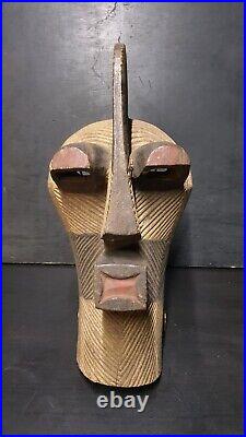 MASQUE SONGYE SONGWÉ CONGO ART TRIBAL AFRICAIN ANCIEN STATUETTE AFRICAINE 42cm