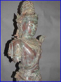 Magnifique statue de Shiva en bronze indouisme bouddhisme antique