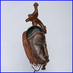Masque Africain Ancien, Art Africain, Masque Yaoure, Baoule, Côte D'ivoire -d123
