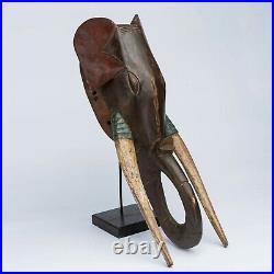 Masque Africain, Art Ancien Premier Africian, Masque Elephant Gouro, Rci D126