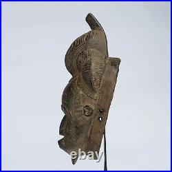 Masque Africain, Art Tribal Ancien Africain, Masque Baoulé, Rci D148