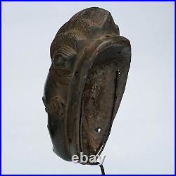 Masque Africain, Art Tribal Ancien Africain, Masque Baoulé, Rci D161