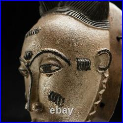 Masque Africain, Art Tribal Ancien Africain, Masque Baoulé, Rci D168
