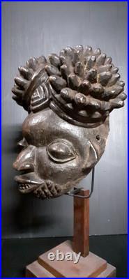 Masque Bamileke Art Tribal Africain Ancien Statuette Africaine Masque Afrique