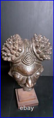 Masque Bamileke Art Tribal Africain Ancien Statuette Africaine Masque Afrique