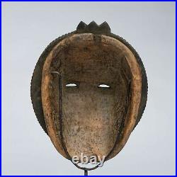 Masque Baoulé Ancien, Cote D'ivoire, Art Tribal Premier Ancien Africain D001c
