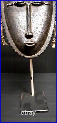 Masque Baoulé Cote D'ivoire Art Tribal Ancien Statuette Africaine Masque