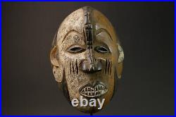 Masque Begs African From Wood Igbo Tribes Vintage Igbo Masks for wall-8938