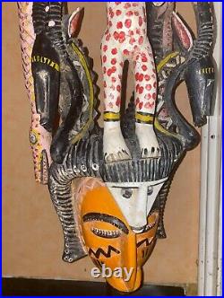 Masque Bozo Mali Mask 90 cm 1970 / 1980 Art Africain / African Art