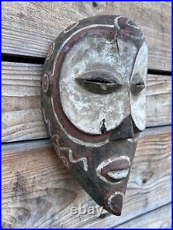 Masque Congo Zaïre Ngbaka Art Premier Primitif Africain Ethnique Ancien