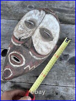 Masque Congo Zaïre Ngbaka Art Premier Primitif Africain Ethnique Ancien