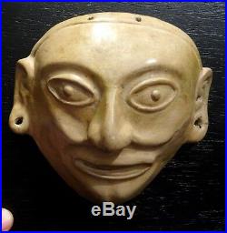 Masque Precolombien Mochica 100/500 Ad Peru Moche Pre-columbian Pottery Mask