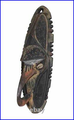 Masque Sepik à bec d'oiseau Art Papou Papouasie Nouvelle-Guinee