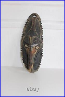 Masque Sepik à bec d'oiseau Art Papou Papouasie Nouvelle-Guinee