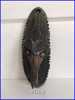 Masque Sepik à bec d'oiseau Art Papou Papouasie Nouvelle-Guinee