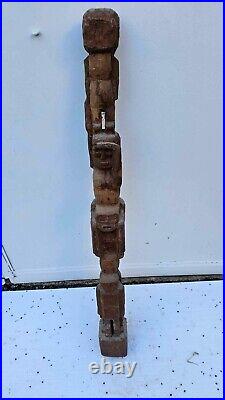 Masque Statuette africain Art Tribal 103cm