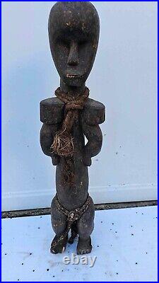 Masque Statuette africain Art Tribal 71cm