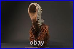 Masque africain antiquités tribal visage songye kifwebe masque en bois