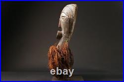 Masque africain antiquités tribal visage songye kifwebe masque en bois