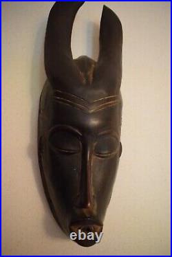 Masque africain d'initiation (avant 1940) ethnie Bété-Gouro