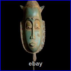 Masque africain de la tribu Guru Tribe Art vintage Baule Mask Wall Tribal-9822