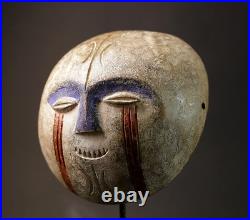 Masque africain en bois ancien masque igbo masque visage bois sculpté main vi