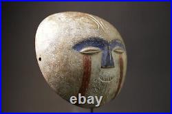 Masque africain en bois ancien masque igbo masque visage bois sculpté main vi