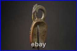 Masque africain en bois antiques tribal africain art visage guro masque fait