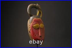 Masque africain en bois antiques tribal africain art visage guro masque fait