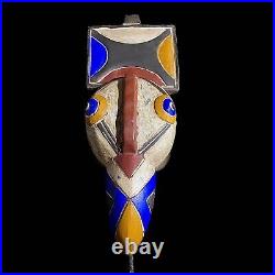 Masque africain masque tribal vieux Bobo masque de danse d'oiseau casque