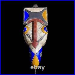 Masque africain masque tribal vieux Bobo masque de danse d'oiseau casque