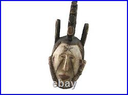 Masque casque africain ancien Igbo Agbogo mwo grande taille Nigeria