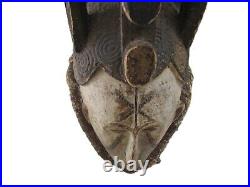 Masque casque africain ancien Igbo Agbogo mwo grande taille Nigeria