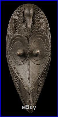 Masque d'ancêtre, ancestor mask, art tribal, papouasie nouvelle guinée