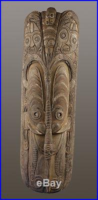 Masque d'esprit Angoram, sepik spirit mask, art tribal océanien