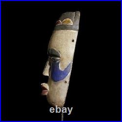 Masque d'objets de collection d'art primitif suspendu au mur Masque Igbo du