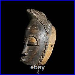 Masque de gourou à suspendre au mur, objets de collection d'art primitif