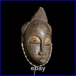 Masque de gourou à suspendre au mur, objets de collection d'art primitif