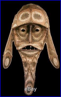 Masque de pignon, big gable mask, art tribal océanien