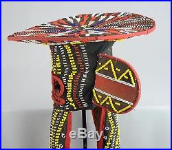 Masque éléphant perlé Bamileke Cameroun beaded mask Art Africain African tribal