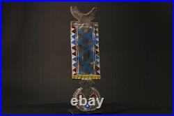 Masque en bois africain masque faucon Bwa Burkina Faso masques africains du B