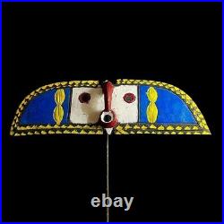 Masques africains Bobo Bwa Hawk Mask Burkina Faso Wall Hanging-G1090