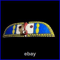 Masques africains Bobo Bwa Hawk Mask Burkina Faso Wall Hanging-G1090