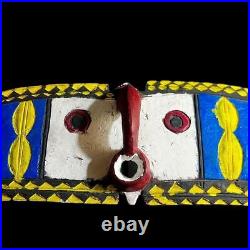 Masques africains Bobo Bwa Hawk Mask Burkina Faso Wall Hanging-G1090