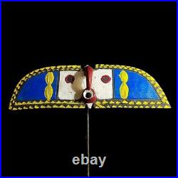 Masques africains Bobo Bwa Hawk Mask Burkina Faso Wall Hanging-G1090