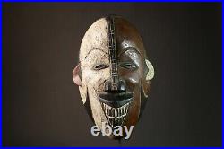 Masques africains en bois art mural Igbo Kpong Adomba masque africain tribal