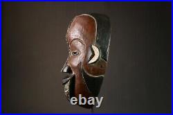 Masques africains en bois art mural Igbo Kpong Adomba masque africain tribal