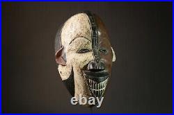 Masques africains en bois art mural Igbo Kpong Adomba masque africain tribal