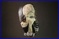 Masques africains en bois art mural Igbo Kpong Adomba masque africain tribal